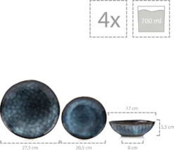 Sänger SÄNGER Steingut Geschirrset Tokio, Tafelservice 12 Teilig Für 4 Personen 8 Sänger SÄNGER Steingut Geschirrset Tokio, Tafelservice 12 Teilig Für 4 Personen -Küchenbedarf Laden 2cb1ed49dabd5d220d1f3c6aad4badb0