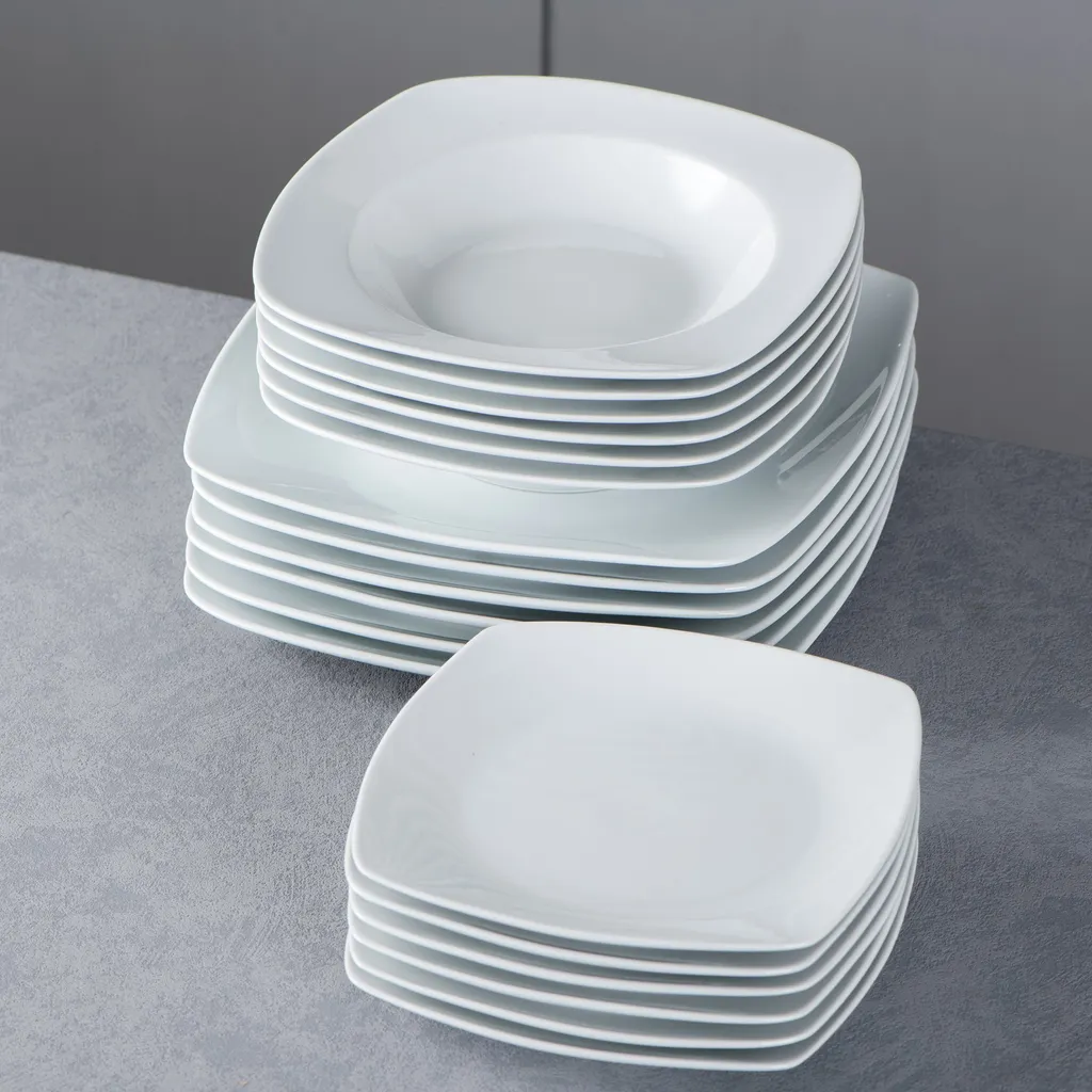 MALACASA, Serie Julia, 36 Tlg. Set Porzellan Geschirrset Tafelservice mit Kuchenteller, Flachteller und Suppenteller für 12 Personen MALACASA, Serie Julia, 36 Tlg. Set Porzellan Geschirrset Tafelservice Mit Kuchenteller, Flachteller Und Suppenteller Für 12 Personen -Küchenbedarf Laden 2d64607e214485f5b0baf6577235a3bc