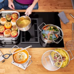 Rösle RÖSLE Topfset Expertiso 4 Teilig Kochtopfset Edelstahl Kochgeschirr -Küchenbedarf Laden 2deed23eebc8a01a27f8989d8f4d2997