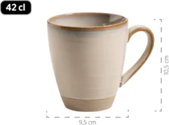 Mäser 931818 Frühstücksset Nottingham Für 4 Personen, Steinzeug, Beige (1 Set, 12-teilig) -Küchenbedarf Laden 2e0a9cb3d0be8f136e260ac41200b758