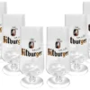 Bitburger Kelch Tulpen Glas Gläser-Set - 6x Biertulpen 0,3l Geeicht -Küchenbedarf Laden 2e7b58d8442337c5a8b2619fca20dbb8