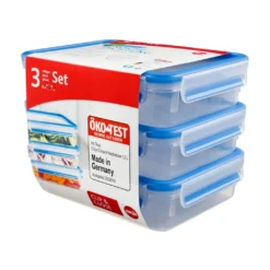 Emsa Frischhaltedose CLIP & CLOSE 3er Set 1,20 Liter Blau -Küchenbedarf Laden 2f1fe6d7c178e35935dd781fa72d6dd2