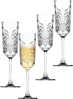 Pasabahce 440356 Timeless Sektglas, Sektkelch, 175ml, Glas, Transparent, 4 Stück -Küchenbedarf Laden 3093a34cfd6efcc51e8490736b2f4309