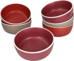 Liz 18tlg Frühstücksset Für 6 Steingut Sand Rot Terracotta Schale Teller Becher -Küchenbedarf Laden 3118877ba7e68dc8172be9eea493c21d