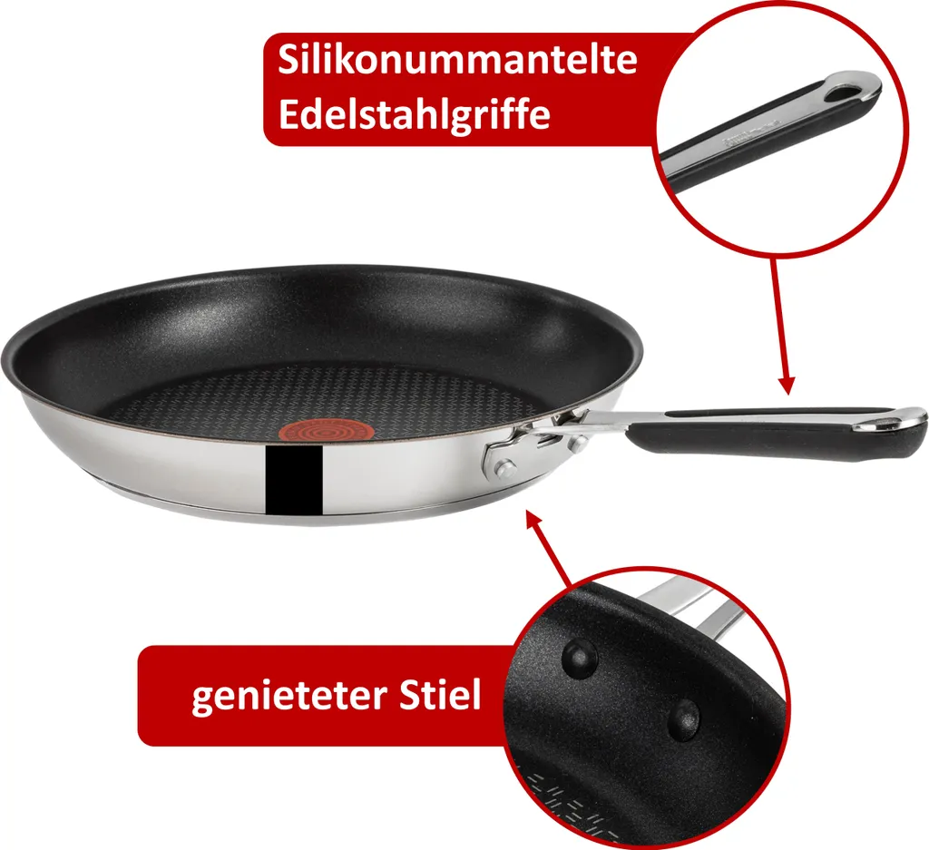 Tefal E76 Jamie Oliver Pfannenset Induktion 6 TLG Set 12,- hohe Wokpfanne mit Deckel 28cm, Pfanne 28 cm + 24cm, Edelstahl 18/10 rostfrei, Spülmaschinenfest, Antihaft-beschichtet Tefal E76 Jamie Oliver Pfannenset Induktion 6 TLG Set 12,- Hohe Wokpfanne Mit Deckel 28cm, Pfanne 28 Cm + 24cm, Edelstahl 18/10 Rostfrei, Spülmaschinenfest, Antihaft-beschichtet -Küchenbedarf Laden 31b51111b9a9822dc02cb5b244c2937e