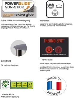 Tefal C55654 PROGRADE Topfset Pfannenset Induktion 8 TLG, UVP 299€, Für Alle Herdarten, Antihaft Pfannen 26 Cm + 30 Cm, Topf 24cm, Stieltopf 20 Cm + 18 Cm, Spülmaschinenfest 5 Tefal C55654 PROGRADE Topfset Pfannenset Induktion 8 TLG, UVP 299€, Für Alle Herdarten, Antihaft Pfannen 26 Cm + 30 Cm, Topf 24cm, Stieltopf 20 Cm + 18 Cm, Spülmaschinenfest -Küchenbedarf Laden 35c59e368b006f794886c5511e460e33