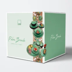 Sänger SÄNGER Steingut Geschirrset Palm Beach, Tafelservice & Servierplatten Set 23 Teilig Für 4 Personen -Küchenbedarf Laden 3633298a41d378bc1a7c93fcc40e033f