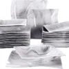 MALACASA, Serie Flora, Marmor Porzellan Tafelservice 24 Teiligen Set Kombiservice Geschirrset Mit 12 Speiseteller Und 12 Suppenteller Für 12 Personen -Küchenbedarf Laden 37dbc0349ceb7b0349efc96fb2049622