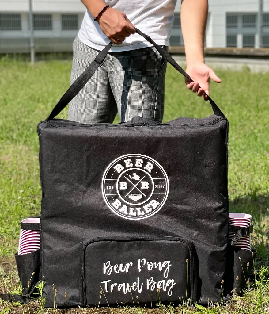BeerBaller® Travel Bag - Beer Pong Tisch Tragetasche inkl. Kühl- und Becherfach BeerBaller® Travel Bag - Beer Pong Tisch Tragetasche Inkl. Kühl- Und Becherfach -Küchenbedarf Laden 384876d3547a1a00986c82a6729a81d5