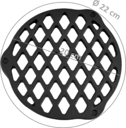 BBQ-Toro Gusseisen Stapelrost Ø 22 Cm | Einsatz Für 4.5 QT Dutch Oven -Küchenbedarf Laden 3851557635e4c60390a5a374bc569284