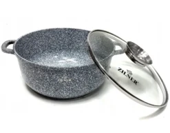 Graue Töpfe Und Kasserolle Mit Marmorbeschichtung -Küchenbedarf Laden 3aaffd620b35fa63f17c0b1c0d0ceef6