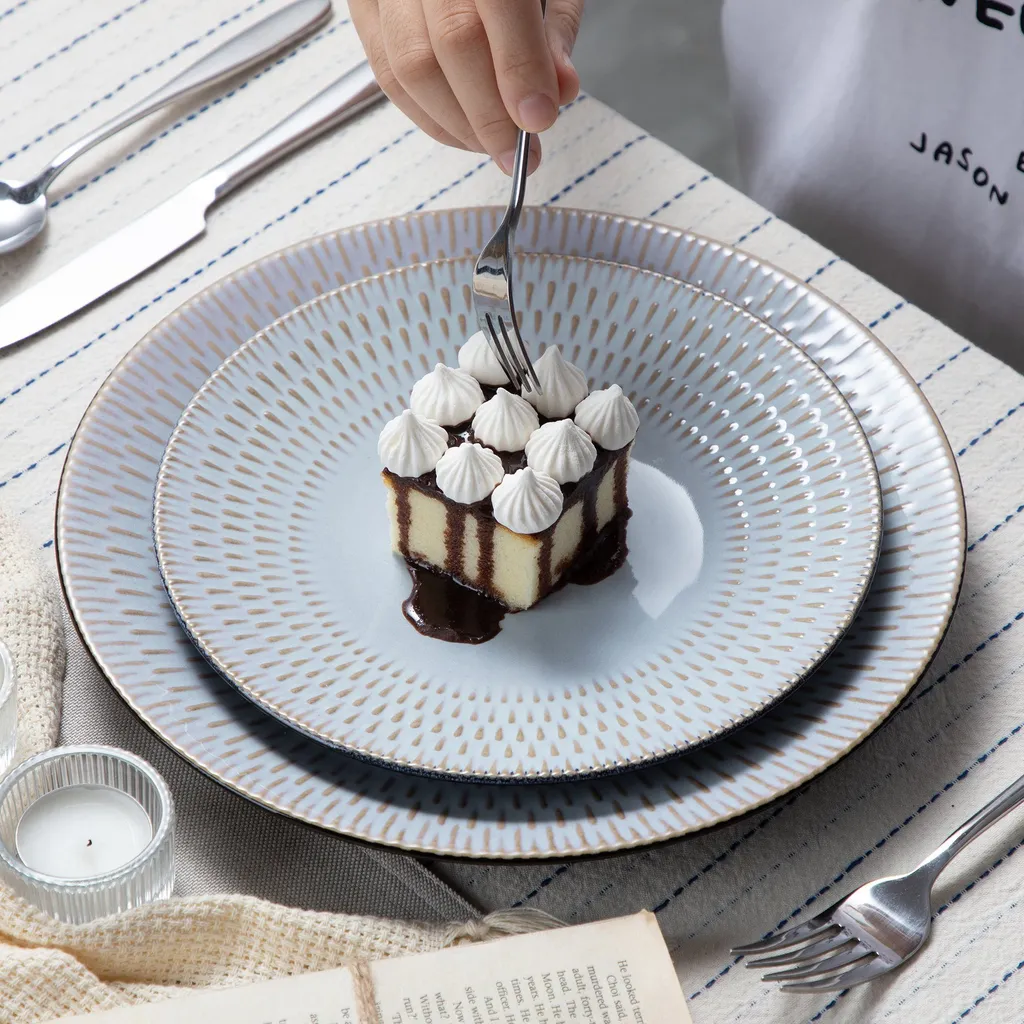 Kombiservice Steinzeug, vancasso PLUVO Tafelservice, 16-teiliges Ess Geschirrset mit je 4 Speisetellern, Kuchentellern, Schalen und Tassen für 4 Personen Kombiservice Steinzeug, Vancasso PLUVO Tafelservice, 16-teiliges Ess Geschirrset Mit Je 4 Speisetellern, Kuchentellern, Schalen Und Tassen Für 4 Personen -Küchenbedarf Laden 3b31043b48eceba82c675d1d794d526d