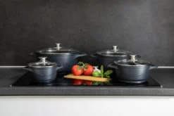 Smile MGK-12 Kochtopf, Geschmiedetes Aluminium, Schwarz -Küchenbedarf Laden 3cf49dce9b418d5090daa491ce6e3281