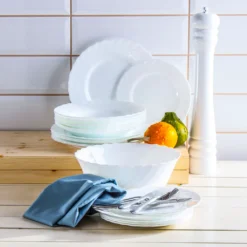 Luminarc 19tlg. Tellerset + Schale Trianon -Küchenbedarf Laden 3cfd3e24f708bc76e55d06ddd872453f