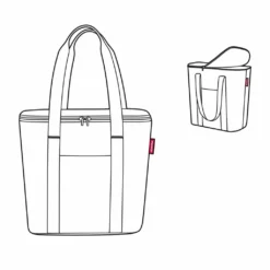 Reisenthel Coolerbag Kühltasche Einkaufstasche Thermo Tasche Shopper, Farbe:Twist Blue -Küchenbedarf Laden 3e5d30b6b5f50c4e8672723acccf4ac3