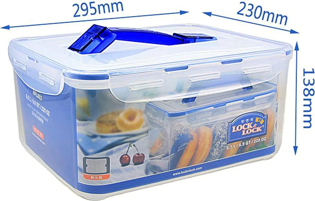 Lock & Lock Classic Vorratsdose 6,50 l, recheckig, 294x230x138 mm, semi-transparent/blau Lock & Lock Classic Vorratsdose 6,50 L, Recheckig, 294x230x138 Mm, Semi-transparent/blau -Küchenbedarf Laden 3ec8aec3f42cefa599a7e2e4ef6cb8ac