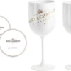 Original Moët & Chandon Acryl Champagnergläser Ice Imperial Weiß Inkl. Untersetzer -Küchenbedarf Laden 3fc466e292097998055a71d4487a3676