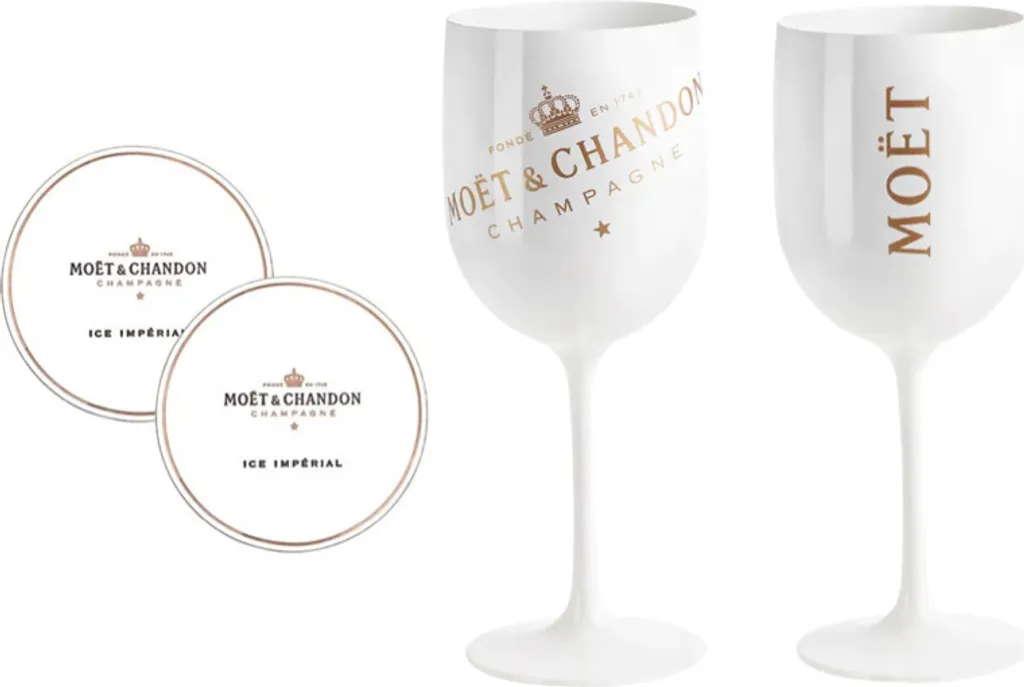 Original Moët & Chandon Acryl Champagnergläser Ice Imperial Weiß inkl. Untersetzer Original Moët & Chandon Acryl Champagnergläser Ice Imperial Weiß Inkl. Untersetzer -Küchenbedarf Laden 3fc466e292097998055a71d4487a3676