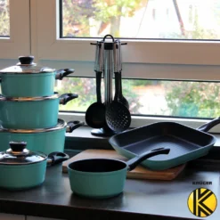 Karl Krüger 17/M Aluguss Koch-Topfset Topf 17tlg. Küchenhelfer Mint -Küchenbedarf Laden 4165574f83fb43720821b9d3a3875830