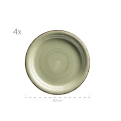 Mäser 931499 Lumaca Vintage Geschirr-Set Für 4 Personen, Handbemaltes Keramik Kombiservice, Steingut, Bunt, 16-teilig (1 Set) -Küchenbedarf Laden 425c49a6a5cf9b0445866e4b24073a50