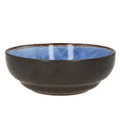 MamboCat Reactive Blue 18-tlg. Set I 6 Personen I Außen Kupfer I Speiseteller, Müslischalen & Kuchenteller I Steingut-Geschirr -Küchenbedarf Laden 45453c28186c77aa3ed656791f28b23c