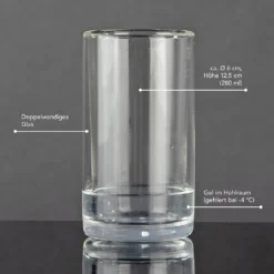 GOURMETmaxx Glas Selbstkühlend - 2er-Set Je 280 Ml 6 GOURMETmaxx Glas Selbstkühlend - 2er-Set Je 280 Ml -Küchenbedarf Laden 45ae31862a33d8d912ebae3800e682a8