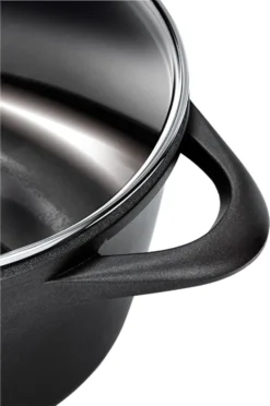 Smile MGK-12 Kochtopf, Geschmiedetes Aluminium, Schwarz -Küchenbedarf Laden 4622db359942ebc3c155a5988043f5ea