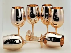 Moët & Chandon Champagnergläser Kupfer 6er Set Echtglas -Küchenbedarf Laden 46b01a63a68cfb1221f06cbac3b97917