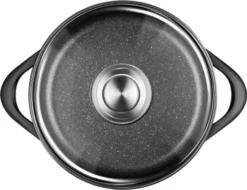 Smile MGK-12 Kochtopf, Geschmiedetes Aluminium, Schwarz -Küchenbedarf Laden 46be0fffacebb903ee2fdc2e184a5671