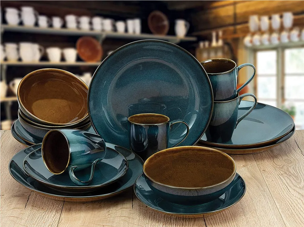 CreaTable 22861 Kombiservice Mallorca für 4 Personen, Steinzeug, mehrfarbig (1 Set, 16-teilig) CreaTable 22861 Kombiservice Mallorca Für 4 Personen, Steinzeug, Mehrfarbig (1 Set, 16-teilig) -Küchenbedarf Laden 47845711215b0da2e7470a0b8616b754