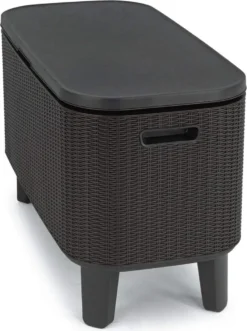 Keter Garden Bar 2in1 Tisch, Bar Mit Kühlbehälter Bevy Cool Bar Rattan -Küchenbedarf Laden 48dba60045ed461834764c504b248ac6