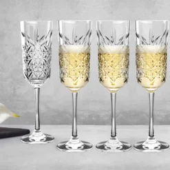 Pasabahce 440356 Timeless Sektglas, Sektkelch, 175ml, Glas, Transparent, 4 Stück -Küchenbedarf Laden 4959c6845a90ed3c70d245e1184888c1