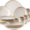 Mäser 931991 Kombiservice La Sinfonia Für 4 Personen, Steinzeug, Beige/creme-weiß (1 Set, 16-teilig) -Küchenbedarf Laden 498c665ab3f7d610a8e4c306342508d9