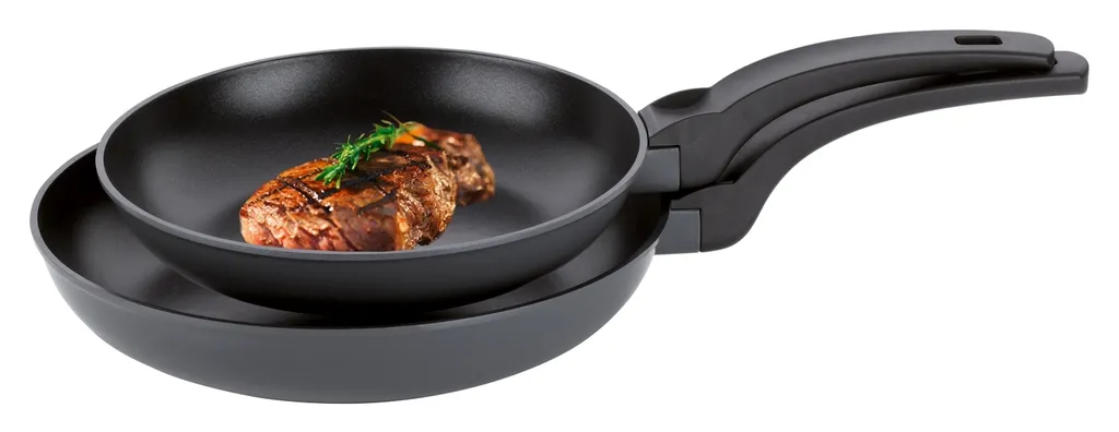 Bratpfannen-Set 2-teilig - Schwarz - Aluguss Bratpfannen-Set 2-teilig - Schwarz - Aluguss -Küchenbedarf Laden 499e106a6f61391a5a39b66766ecc773