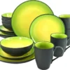 CreaTable 20220 Kombiservice Hot Green Für 4 Personen, Steinzeug, Rund, Grün/gelb/schwarz (1 Set, 16-teilig) 1 CreaTable 20220 Kombiservice Hot Green Für 4 Personen, Steinzeug, Rund, Grün/gelb/schwarz (1 Set, 16-teilig) -Küchenbedarf Laden 4a714c830dc7998e7d038645fe0c1fa0