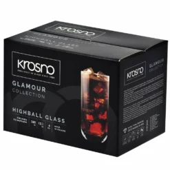 KROSNO Longdrinkgläser Wassergläser Trinkgläser | Set Von 6 | 360 ML | Glamour Kollektion | Perfekt Für Zuhause, Restaurants Und Partys | Spülmaschinenfest -Küchenbedarf Laden 4ae51fca05494c3cf5ff70d23103529f