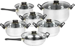 HI 12-tlg. Kochgescrr-Set Edelstahl -Küchenbedarf Laden 4b020f8e9d65ad1d19ec5ebbb2cb993d