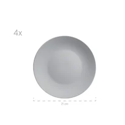 Mäser 931914 Kombiservice Pastell Selection Für 4 Personen, Steinzeug, Grau (1 Set, 16-teilig) -Küchenbedarf Laden 4efb084554bd3cb06b8c5d5b914ffe3c