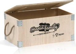 BBQ-Toro 19-teiliges Dutch Oven Set In Holzkiste | Mit Dutch Oven Feuertopf Und Mehr | Preseasoned -Küchenbedarf Laden 4f7a5593674cb93ba4eceb8bba2014f1