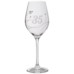 Swarovski Weinglas 360 Ml - 35-jähriges Jubiläum 5 Swarovski Weinglas 360 Ml - 35-jähriges Jubiläum -Küchenbedarf Laden 50cd77f65fda6566241f07b57e943994