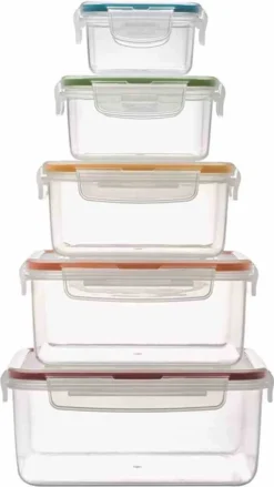 Lock&Lock HPL980CLQ5 Frischhaltedosen 5er Set - Luft & Wasserdicht (1er Pack) 3 Lock&Lock HPL980CLQ5 Frischhaltedosen 5er Set - Luft & Wasserdicht (1er Pack) -Küchenbedarf Laden 50e0b6f298e252ab46416716e1a3ac9f