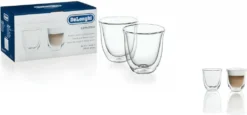 De'Longhi DeLonghi Cappuccino 2er Doppelwandiges Thermoglas 10 De'Longhi DeLonghi Cappuccino 2er Doppelwandiges Thermoglas -Küchenbedarf Laden 53124b3cac0f7e89ee8b091e3ee6463b