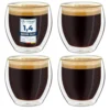 Creano Doppelwandige Espresso-Gläser, 4er-Set 100ml Thermo-Gläser Mit Schwebe-Effekt -Küchenbedarf Laden 563d333f65e99bbf19385bfb6854888b