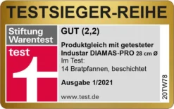 Schulte-Ufer Gastro-SUS Industar DIAMAS Pro Diamantversiegelung Edelstahl Pfannenset 163059-20 -24 -28, Ecotherm® Aluminium-Kapselboden -Küchenbedarf Laden 57f3f6457f95a3db278c829b54325ebd