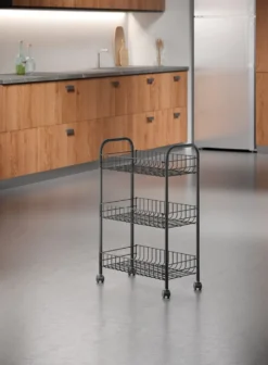 3 Etagen Allzweckwagen Rollwagen Regalwagen Küchenwagen Etagenwagen Barwagen -Küchenbedarf Laden 57f77701e11d06e5ad9116c7c8759bb0