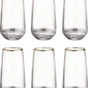 BUTLERS TOUCH OF GOLD 6x Longdrinkgläser Mit Goldrand 480ml -Küchenbedarf Laden 583313a2f29f6975b5cd514f1cd03e7b