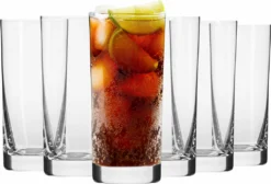 KROSNO Blended Longdrinkgläser, 6er-Set, 350 Ml