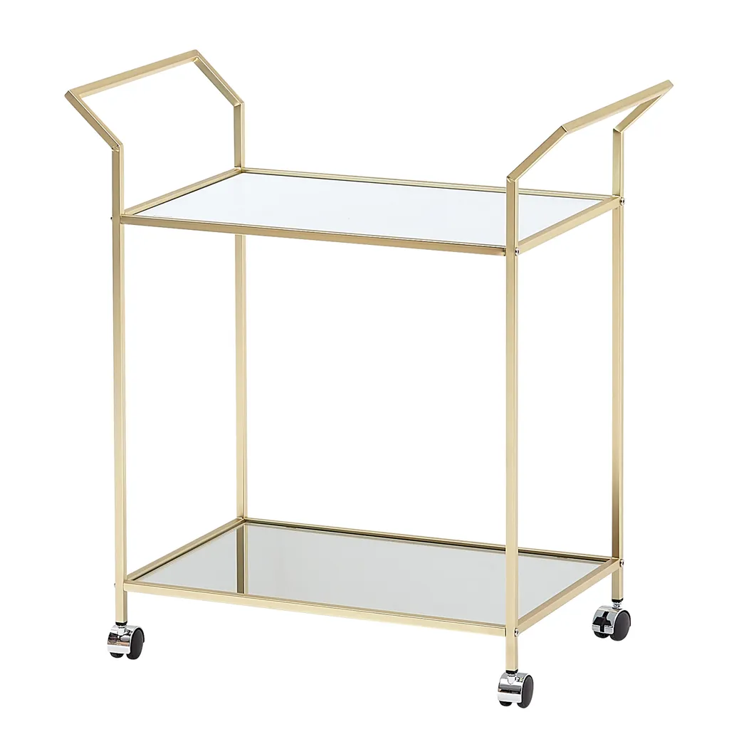 WOHNLING Design Servierwagen Gold 73x78x37 cm Küchenwagen Glas / Metall | Mobiler Beistelltisch | Speisewagen mit Glasplatte | Teewagen Mini Bar auf 4 Rollen WOHNLING Design Servierwagen Gold 73x78x37 Cm Küchenwagen Glas / Metall | Mobiler Beistelltisch | Speisewagen Mit Glasplatte | Teewagen Mini Bar Auf 4 Rollen -Küchenbedarf Laden 5a347d4bbd604fbb2eb97a225933d3b8
