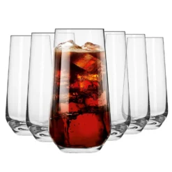 KROSNO Splendour Longdrinkgläser, 6er-Set, 480 Ml