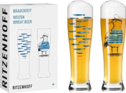 Brauchzeit Weizenbierglas-Set #13, #14 Von Daniela Garreton
